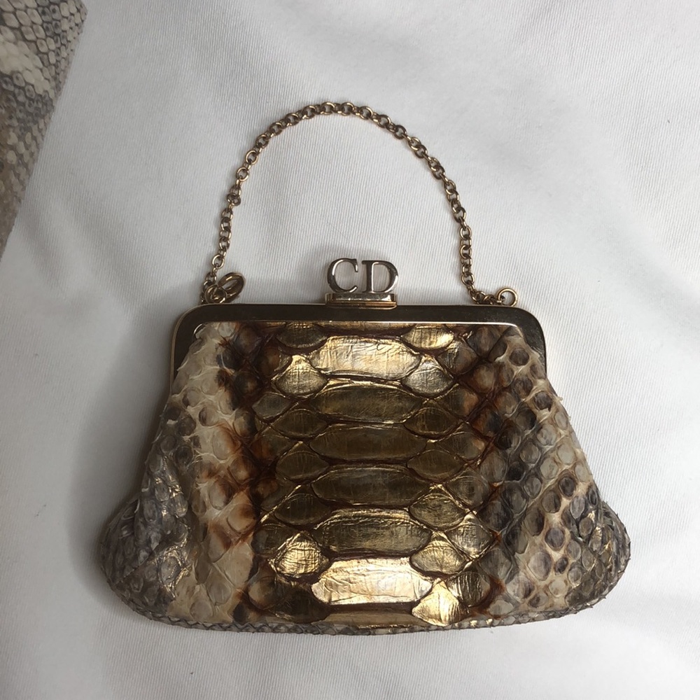 Christian Dior Rare Python Handbag - Picture 14 of 15